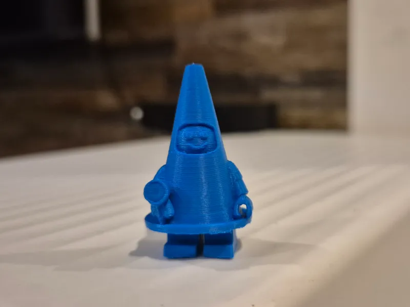 Style lego blocks cone