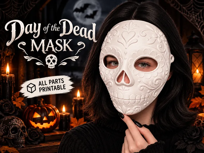Day of The Dead Mask - Halloween