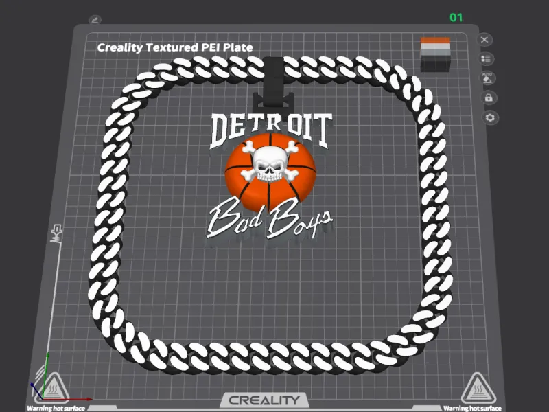 DETROIT BAD BOYS BIG CHAIN