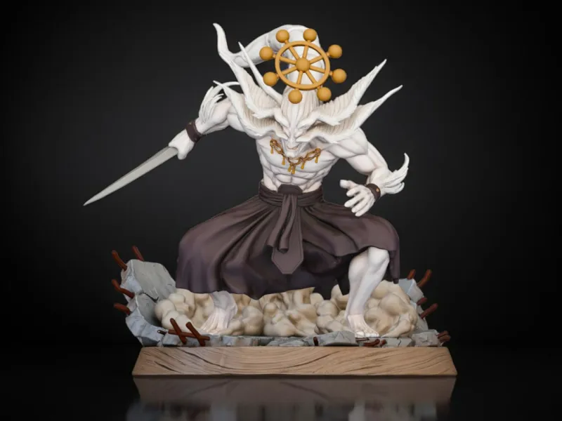 Mahoraga STL | Jujutsu Kaisen 3D Print Sculpture | Collector