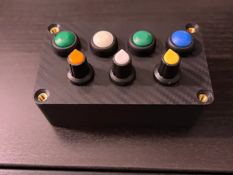 Button Box per sim racing simracing gara spinta