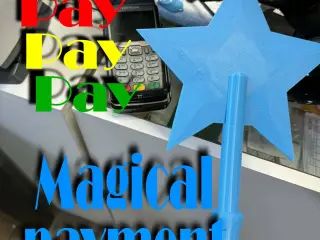 Magical payment with a magic wand