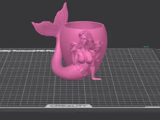 mermaid pot