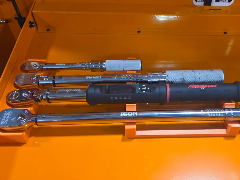 Torque Wrench holders 1/2 x1  3/8 x2 1/4 x1