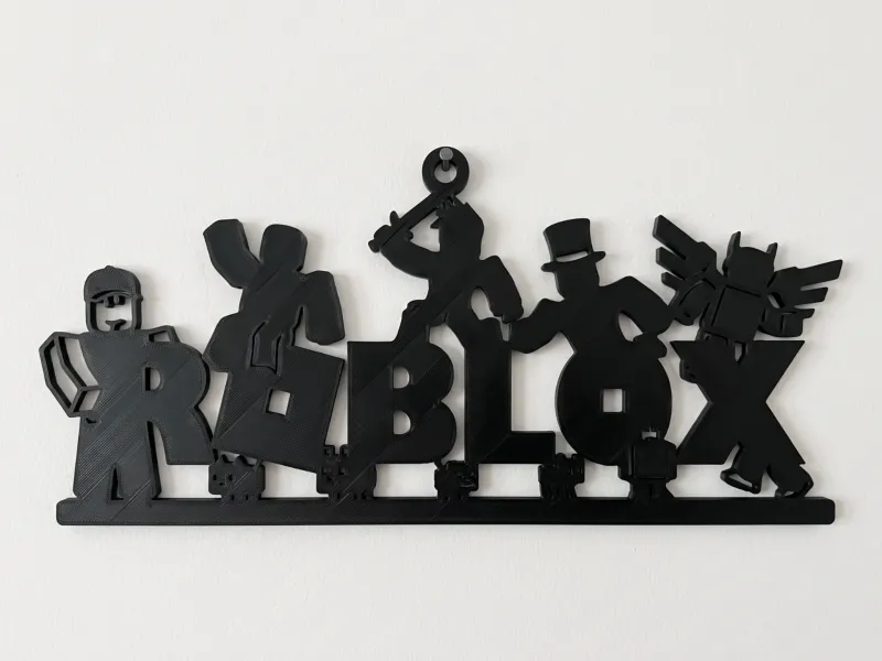 ป้ายศิลปะติดผนังตัวละคร Roblox