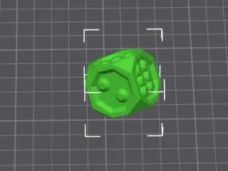 Tactile Dice / Braille Dice (No supports needed)
