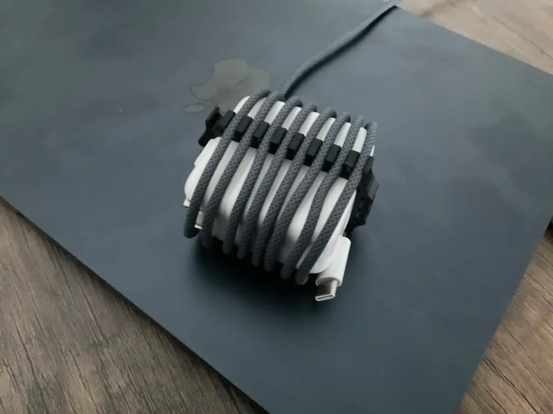 Power Adapter Cable Organizer for MacBook Air M2