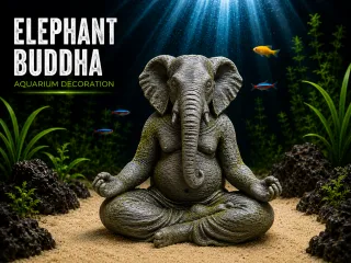 Estatua Elefante Aquarium Decoration