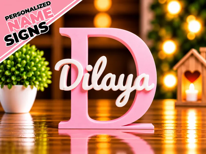 3D-Namensschild - Dilaya