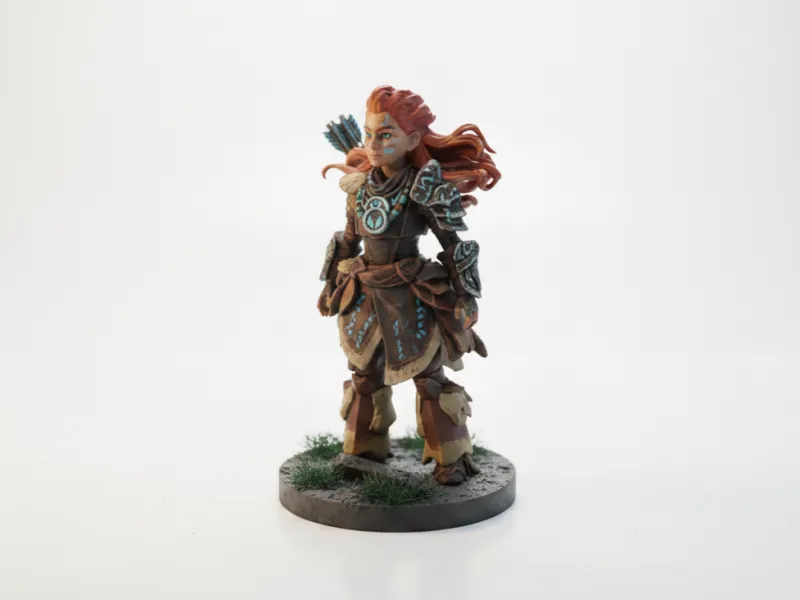 Aloy Figurine Gaming Collectible 3D Printable