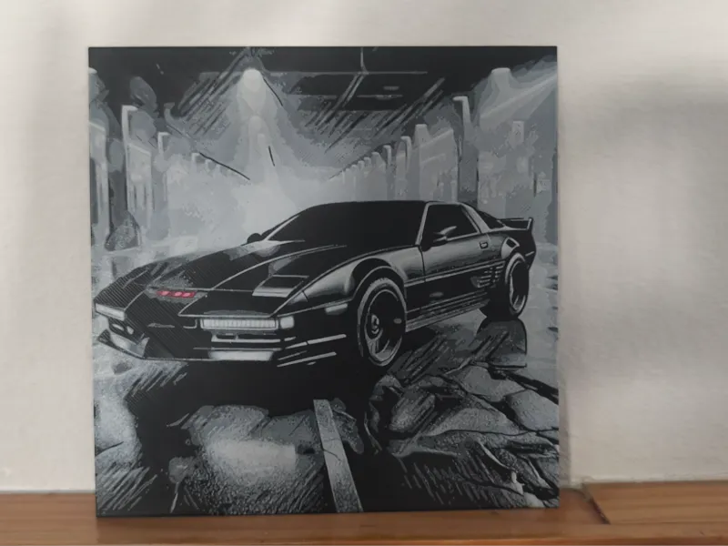 Hueforge Coche Fantástico (KITT)