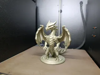 Detailed Standing Dragon Figurine