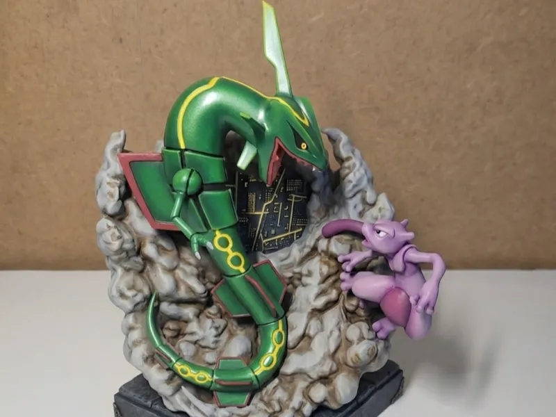 [Exclusivo de Maker World] Rayquaza y Mewtwo