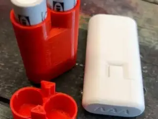 caixa para pilhas AAA aa 