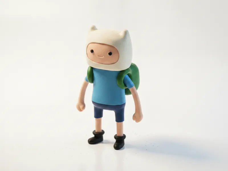Finn The Human Figurine Adventure Time 3D Printable