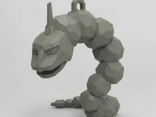 Low Poly Onix Keychain | #32