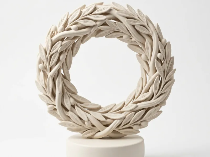 Home Decor Leaf circular design