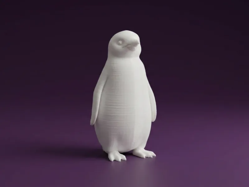 Cute Standing Penguin Figurine