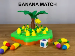 Banana Match Memory Game