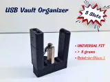 USB Vault Organizer (5 Slots)-0