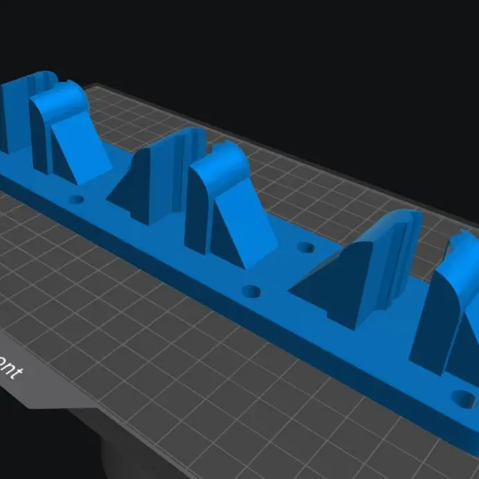 Free Tools & Spare Parts STL Download - three slot air tool holderby Evil-1