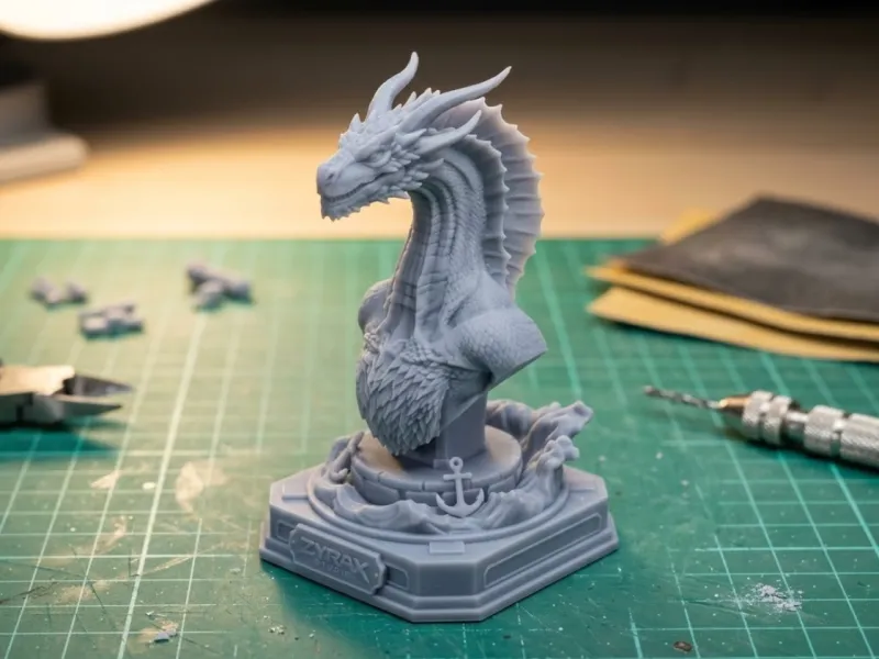 Seasmoke Bust STL  House of the Dragon 3D Print Sculpture