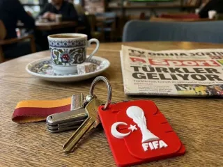 türkiye dünya kupası keychain