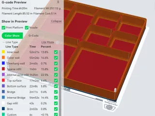 Lego sorting tray