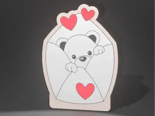 Valentines Bear Lightbox