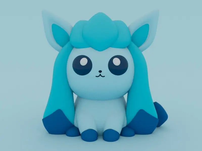 Pokémon - Glaceon Kawaii