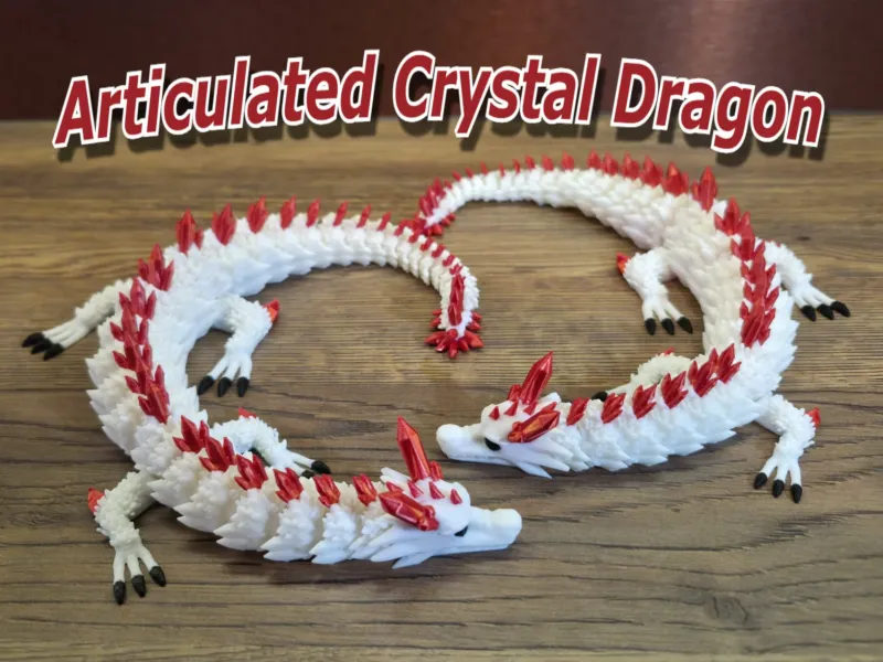 Articulated crystal dragon