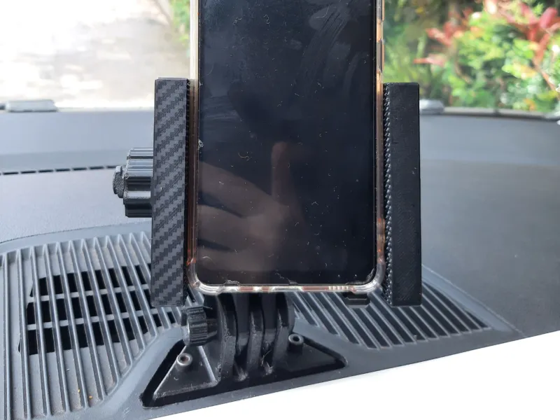 Over engineered Cell phone car support