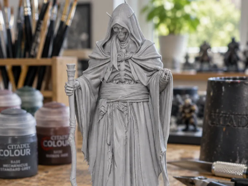 FREE Gothic necromancer skeleton