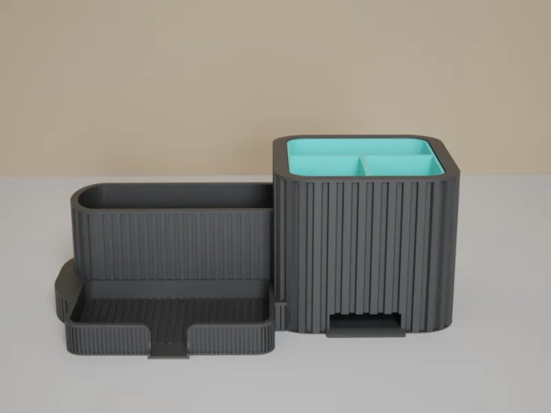 Organizador de Bancada de Banheiro e Cozinha Impresso em 3D – Multi-C