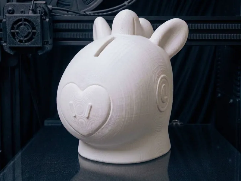 blue piggy bank toy
