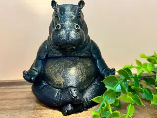 Hippo meditating
