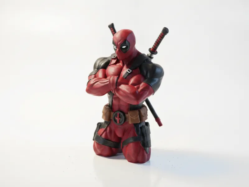 デッドプール バスト マーベル スーパーヒーロー 3Dプリント可能