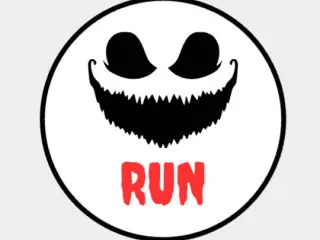 RUN Scary Halloween Decoration