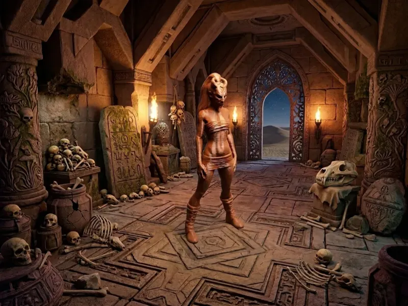 Sexy Horned Fighter – Tight Top & Skirt