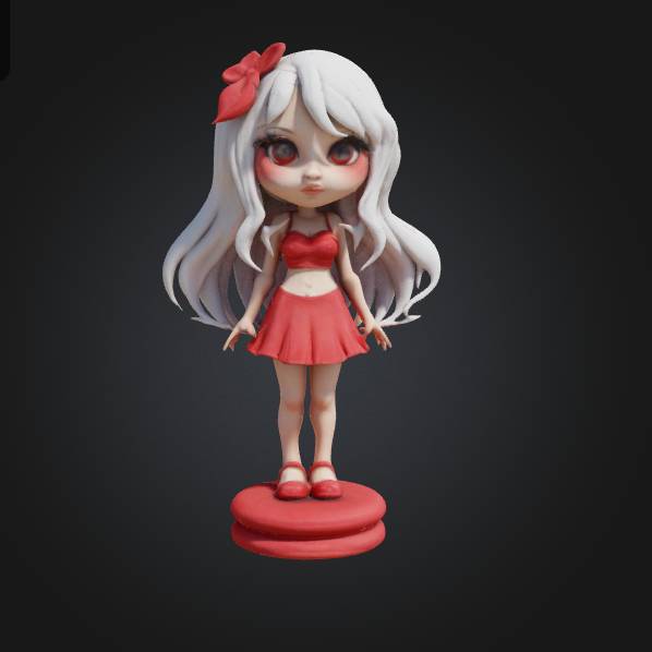 Anime Chess Set part : The red funko girl