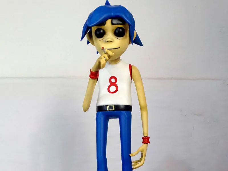 2D GORILLAZ FIGURE ART TOY MULTIPARTS
