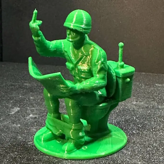 Toy Solider on Potty