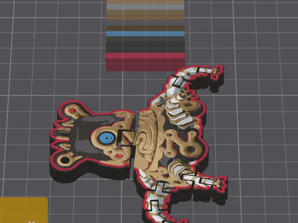 The Legend of Zelda: BotW Guardian Keychain