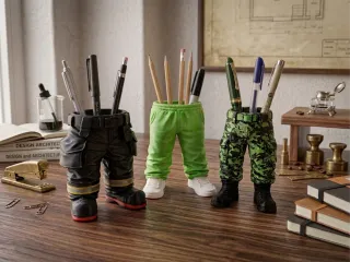 Stylish Pants Pen Holders / Desk Organizers