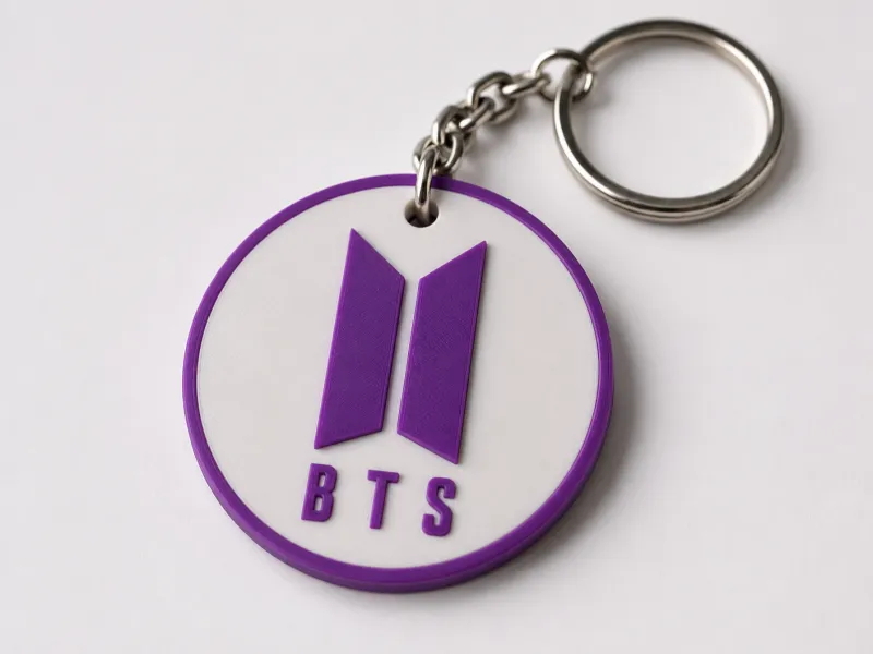 BTS Round Keychain – 3D Printable