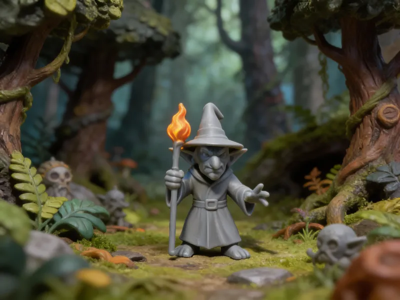 Goblin Wizard - DND miniature