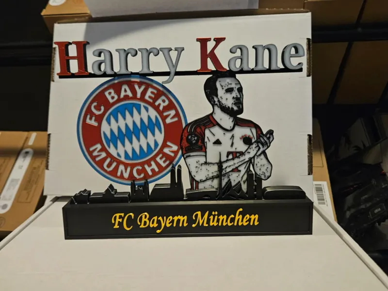 Bundesliga - FC Bayern Múnich Harry Kane exhibidor