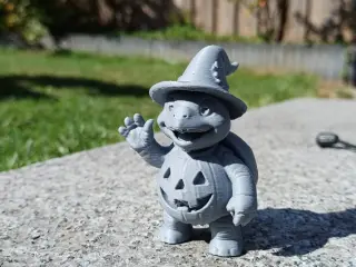 Pumpkin Wizard Turtle