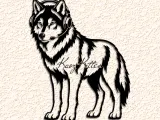 gamer-wolf wall art home decor-0