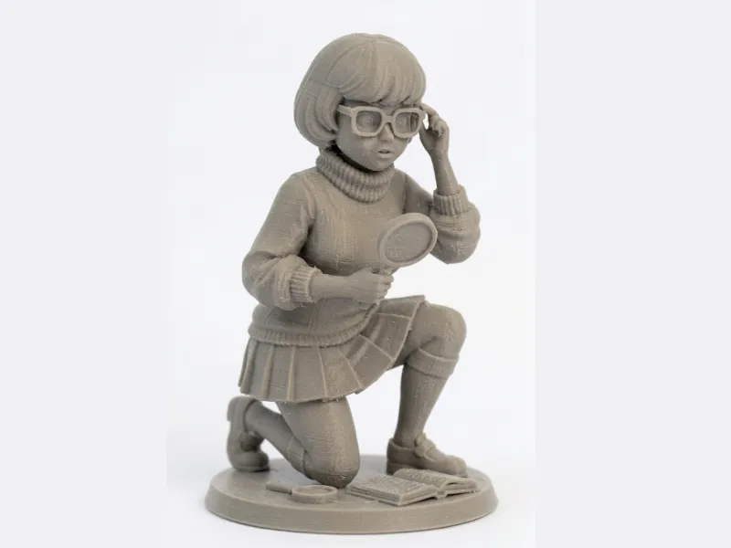 Velma Dinkley Statue with Magnifying Glass (Scooby-Doo)